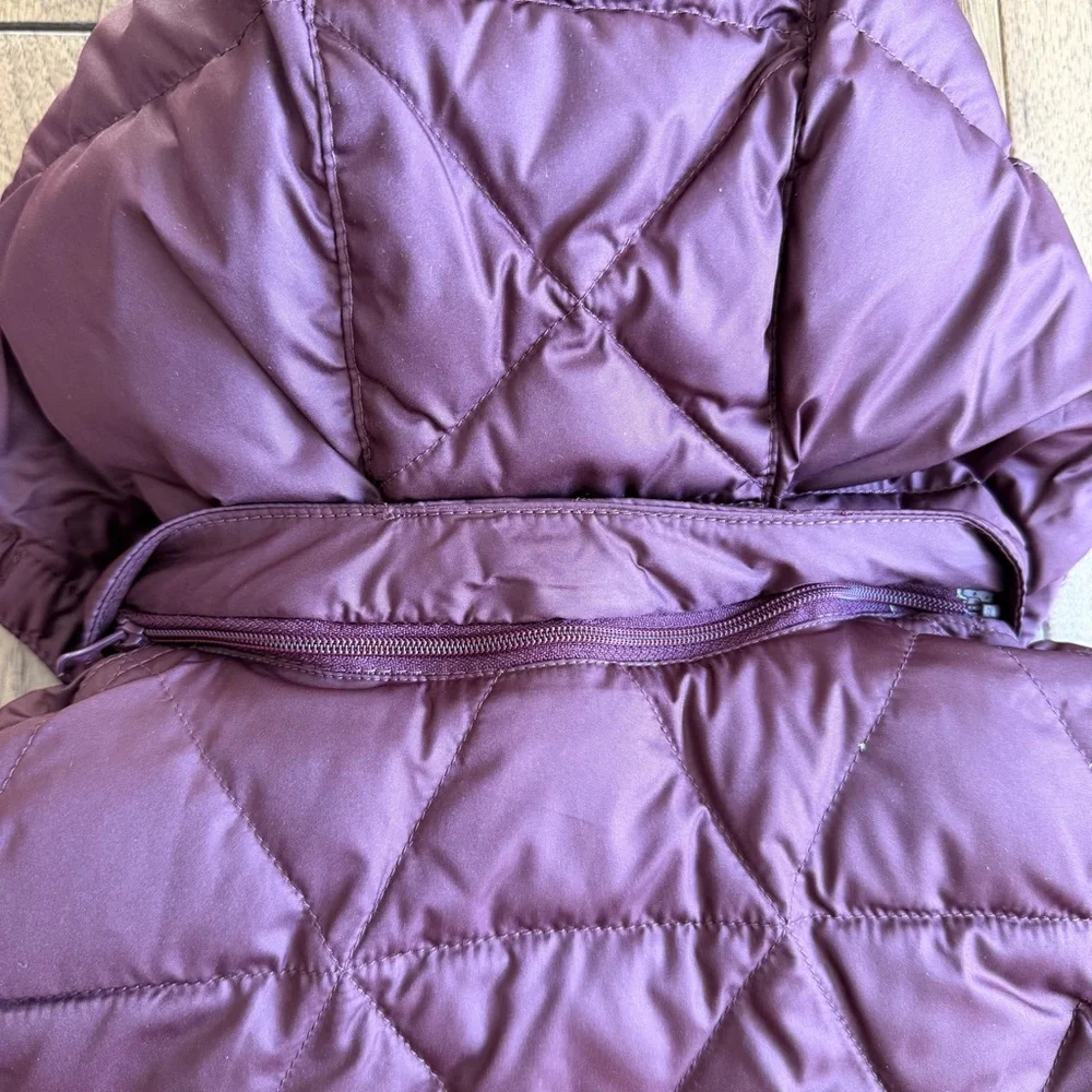 NWT L.L. Bean Kids Puffer Down Hooded Colorblock Puffer Jackey Boys Sz 8 Snow‎